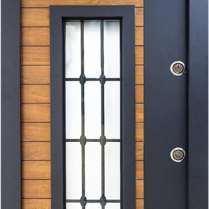 Glass entrance door